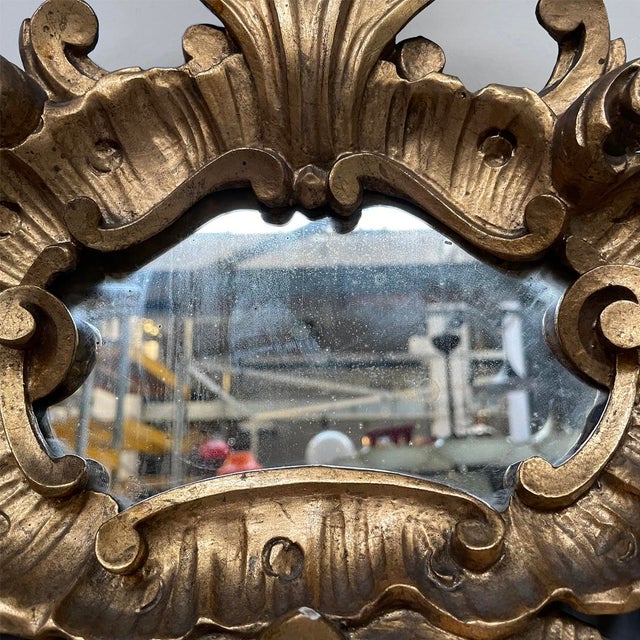 19th Century Italian Giltwood Wall Mirrors, 1800s, Set of 2 For Sale - Image 5 of 18