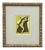 Original Signed Carlos Orozco Romero "Two Figures Dancing" Aquatint in Antique Giltwood Frame For Sale