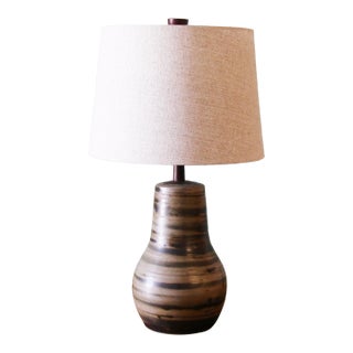 1960s Gordon and Jane Martz M120 Lamp for Marshall Studios Green Earth Tones For Sale