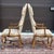 Mid 20th Century 1960's Jim Peed for Drexel Esperanto High Back Upholstered Open Arm Chairs - A Pair For Sale - Image 5 of 12