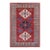 Shabby Chic Rustic Shirwan Red/Beige Wool Rug - 4'4''x6'6'' For Sale