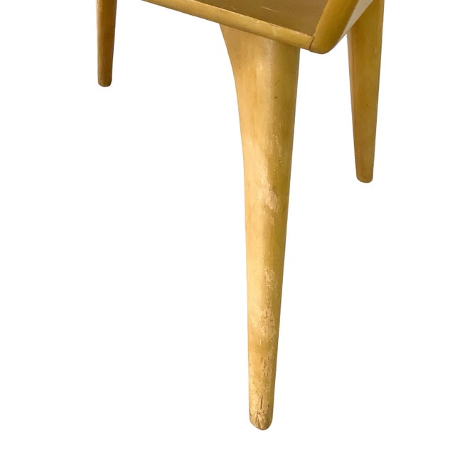 Heywood-Wakefield Heywood-Wakefield Solid Birch Encore End Table in Wheat For Sale - Image 4 of 18