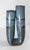 Mid-Century Modern Turquoise and Teal Art Pottery Vase, Signed For Sale - Image 4 of 8