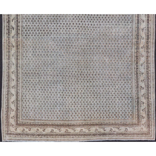 Measures: 7'2" x 10'2" Antique Persian Tabriz Rug with Subtle All-Over Paisley Design 7'2" x 10'2" Keivan Woven Arts / Rug...