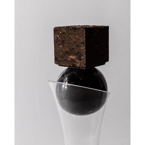 Vintage Wine Decanter with Rounded Glass Body, 1990s For Sale - Image 6 of 11