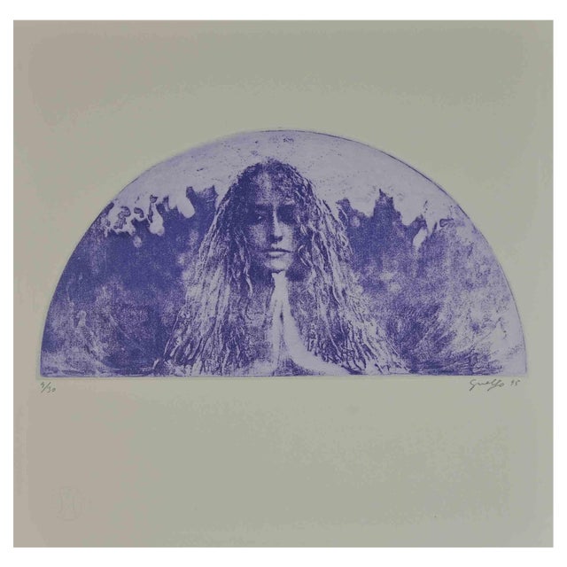 Guelfo Bianchini, In Dream, Etching, 1995 For Sale