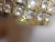 Gold Italian Cylinder Pendant Lamp with Rock Crystal For Sale - Image 8 of 9