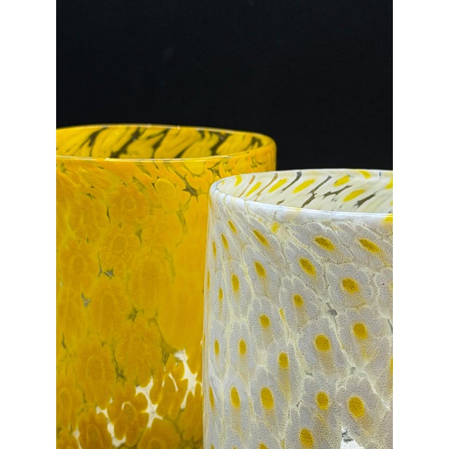 Mid-Century Modern Murano Glass Goti de Fornaia Glasses, 1950s, Set of 5 For Sale - Image 3 of 13