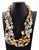 Oscar De La Renta Bead Necklace, with porcelain, resin, and glass beads, silver-tone clasp, signed on clasp. 32.75" L x...