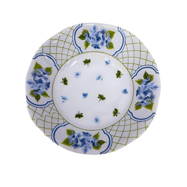 Elevate your table setting with the charming Green Hydrangea Soup/Cereal Bowls, where elegant design meets everyday...