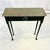 1990s Post Modern Boho Chic Black Thin Style Console Table. For Sale - Image 6 of 11