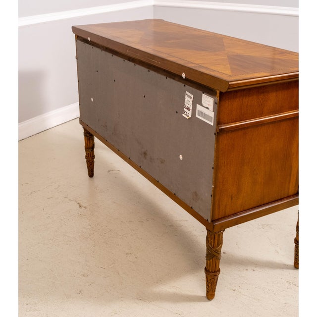 French Louis XVI Style Walnut Finish Sideboard For Sale - Image 16 of 18