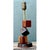 Mid-Century Modern Vintage Wood Dice Desk Lamp For Sale - Image 3 of 12