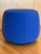 Blue Bernhardt Designs Upholstered Pouf Stool For Sale - Image 8 of 10
