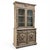 19th Century French Renaissance Revival Carved Oak Bookcase ~ Cabinet in Stripped Oak For Sale - Image 4 of 16