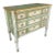 "The Grace" Vintage Swedish Gustavian Louis XVI Style Chest of Drawers - Three Drawer Piece in Soft Green and Cream - Newly Painted For Sale