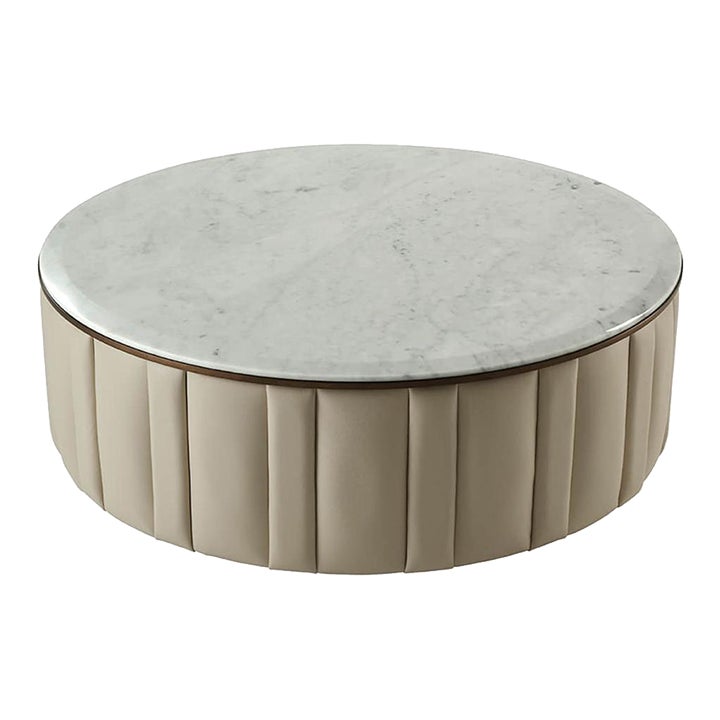 Modern Marble Top Coffee Table | Chairish