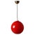 Red Glass Sun Ball Hanging Lamp, Germany, 1960s For Sale - Image 18 of 18