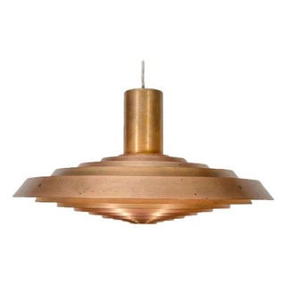 Poul Henningsen Copper Lamp For Sale
