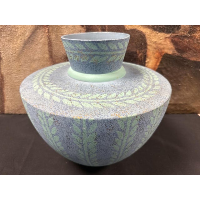 Large Antique French Ceramic Vase, 1990 For Sale - Image 6 of 7