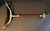 Mid-20th century English adjustable height shooting stick. For hunting or sporting events with fold out seat & disc which...