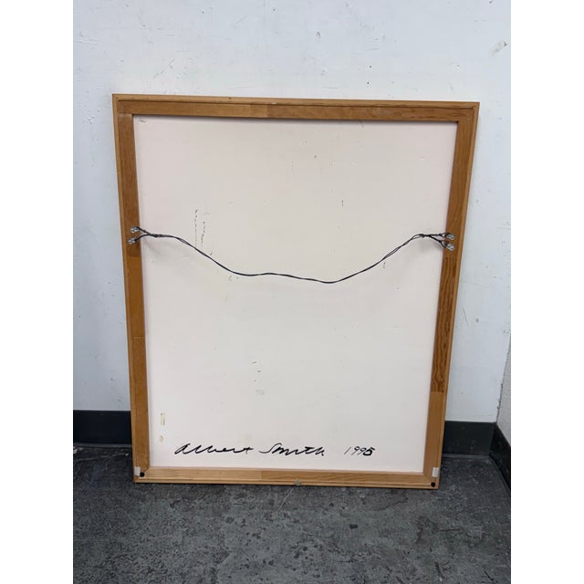 Circa 1995 Albert E. Smith Custom Framed Abstract For Sale In San Francisco - Image 6 of 12