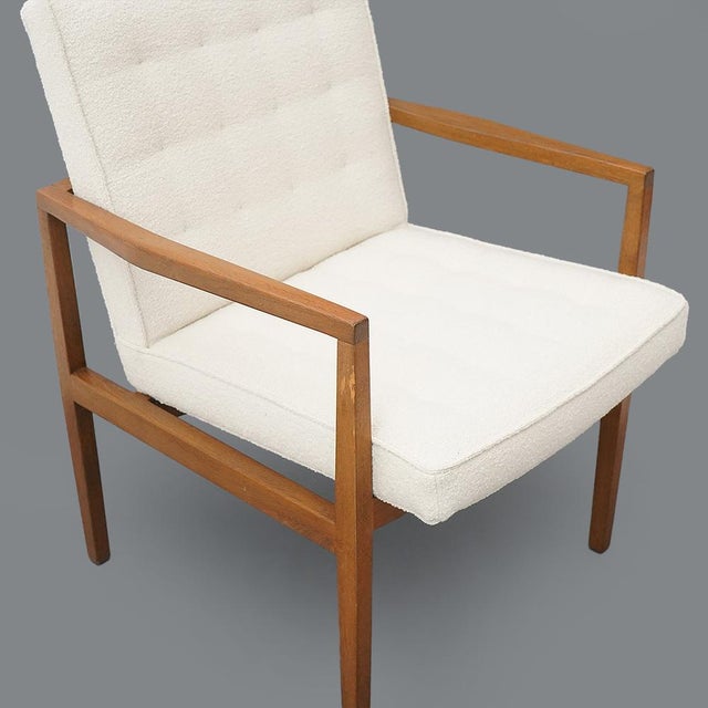 White Armchair by Vincent Cafiero for Knoll International, 1960s For Sale - Image 8 of 13
