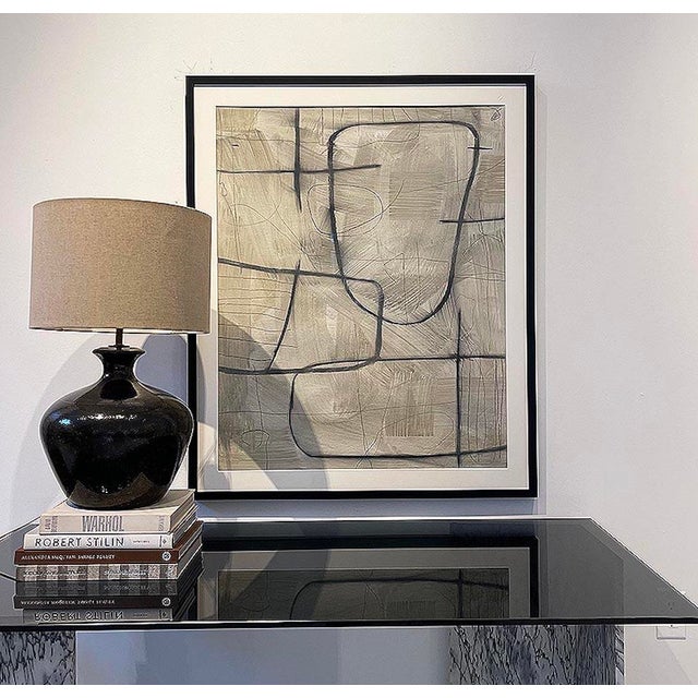 Untitled #Sp-203 by Murray Duncan - Abstract Geometric, Mix Media on Paper For Sale - Image 4 of 4