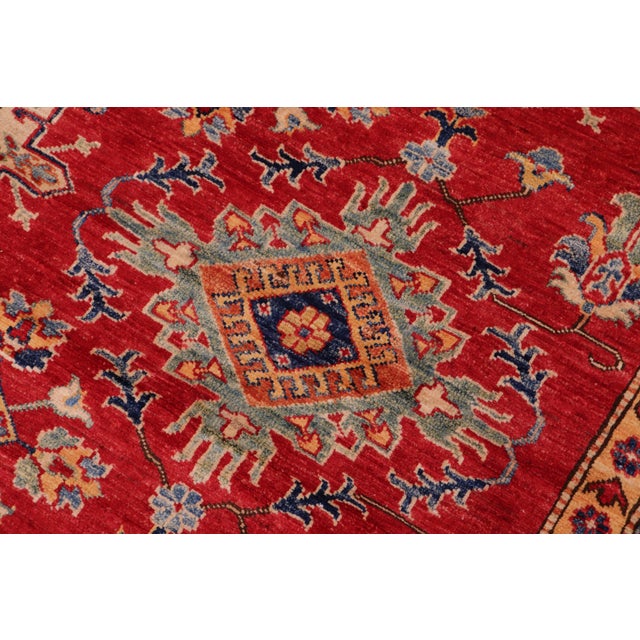 1990s 1990s Southwestern Super Kazak Red & Beige Wool Rug - 8'5'' X 10'3'' For Sale - Image 5 of 8