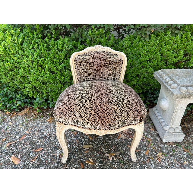 1920s French Louis XV Style Vanity Chair For Sale - Image 10 of 10
