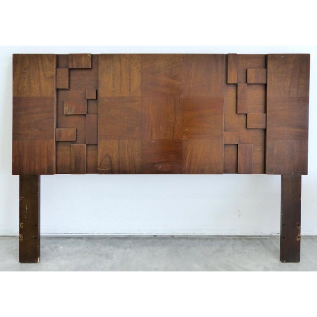 Lane Brutalist Mosaic Block Full Size Headboard Chairish