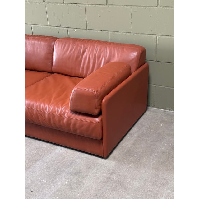 Mid-Century Modern Model DS-76 Daybed in Cognac Camel Leather from de Sede, 1980s For Sale - Image 3 of 18