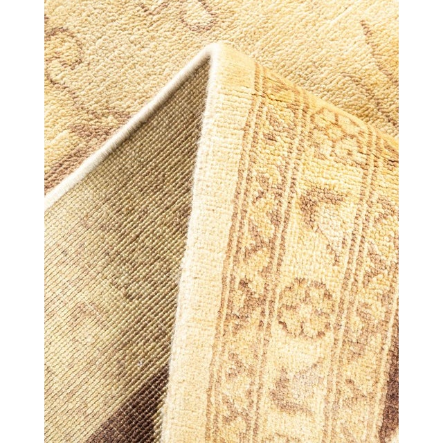 Eclectic, One-of-a-Kind Hand-Knotted Area Rug in Ivory, 8' 0" x 10' 4" For Sale In New York - Image 6 of 8