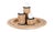 Robin Baron Winfield Wooden Candle Holder- Large For Sale - Image 11 of 11