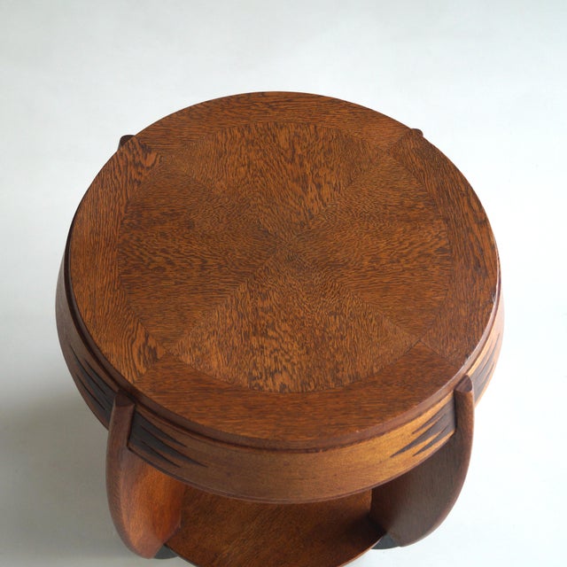 Art Deco Dutch Side Table by P.E.l. Izeren for De Genneper Molen, 1920s For Sale - Image 16 of 18