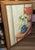 2010s Vintage Signed J. Carr Oil Painting White Roses & Hydrangeas in Blue Chinoiserie Vase, Ornate Gilt Frame For Sale - Image 5 of 6