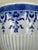 1980s Vintage Blue & White Cachepot For Sale - Image 5 of 7