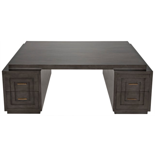 Mid-Century Modern Mentor Desk, Pale For Sale - Image 3 of 7