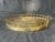 Vintage Faux Bamboo Brass Oval Tray For Sale - Image 9 of 17
