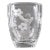 Circa 1920 Signed Lars Kjellander Swedish Nude Lady With Flowers Engraved Glass Vase For Sale
