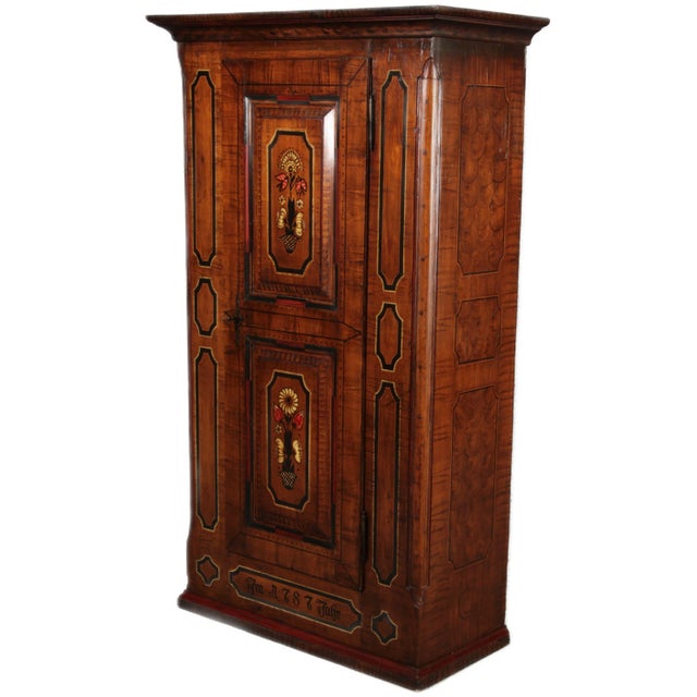 Baroque Small Antique Baroque Cabinet, 1800 For Sale - Image 3 of 18