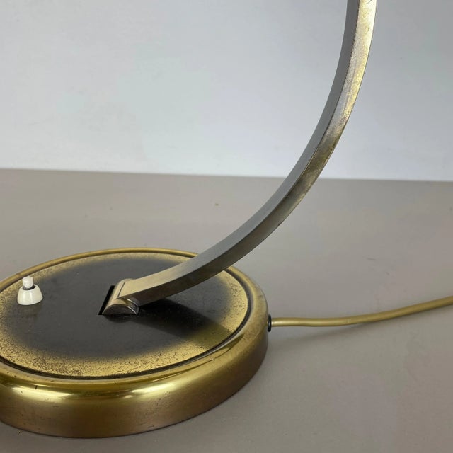 German Bauhaus Brass 6751 Desk Light from Kaiser Leuchten, Germany, 1950s For Sale - Image 10 of 18