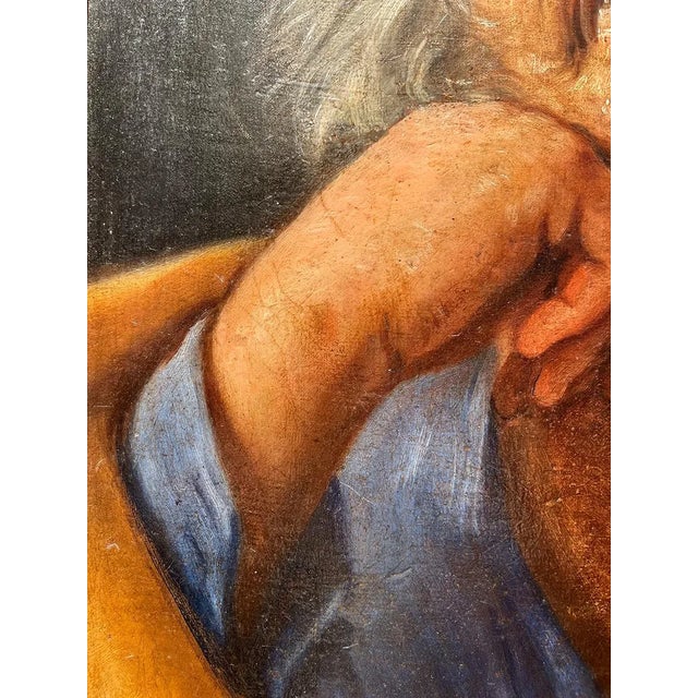 Ercole de Maria, Penitent Saint Peter, Oil on Canvas, 17th Century, Framed For Sale - Image 7 of 12