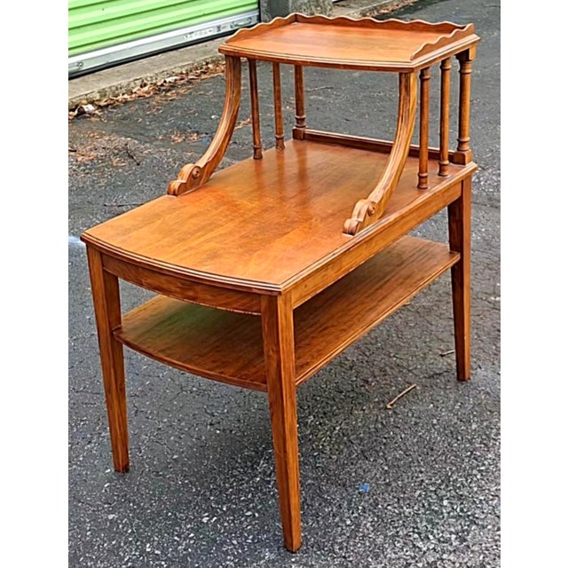 Mersman Three Tier Mahogany Side Table, Circa 1940s For Sale In Washington DC - Image 6 of 12