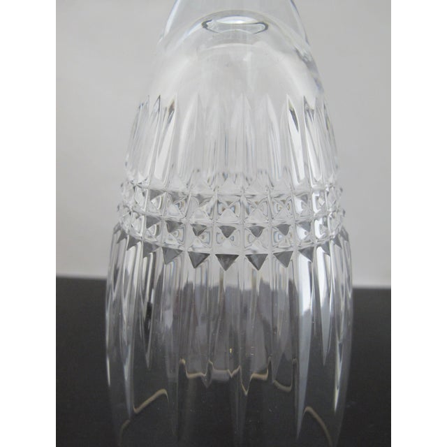 Gemstone Waterford Crystal Lismore Diamond Platinum Iced Tea Glass Unused in Box For Sale - Image 7 of 8