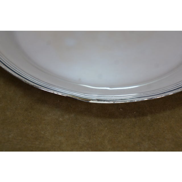 Antique Baltimore & Woodside Sterling Silver Bread & Butter Plates 557g 6" - Set of 8 For Sale - Image 4 of 12