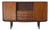 Teak Sideboard Credenza With Sliding Doors and Drawers Danish Mid-Century Modern 1960s For Sale