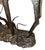 LaBarge Bronze Crane & Lily Pad Glass Top Console Table. u.s.a Late 20th Century For Sale - Image 10 of 10