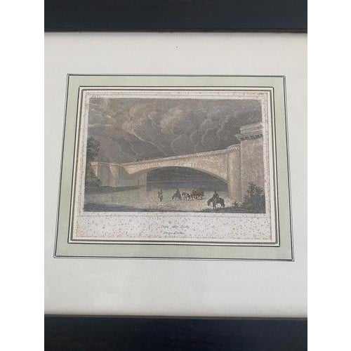 Paper Bridge on the River Dora, Mid-18th Century, Print, Framed For Sale - Image 7 of 13