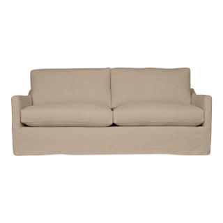 Moss Home Megan Sofa 108"W, Safari Flax For Sale